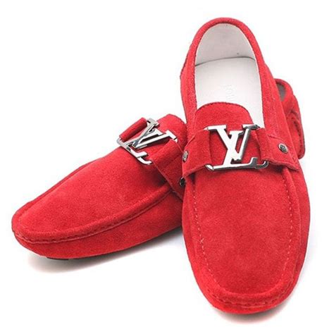 louis vuitton red loafers|louis vuitton platform loafers.